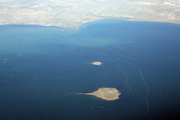 Caspian Sea oil fields off Sangachaly, Azerbaijan