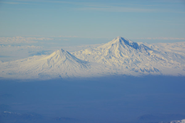 Mount Ararat (5137m/16,854ft) and Little Ararat  (3896m/12,782ft)