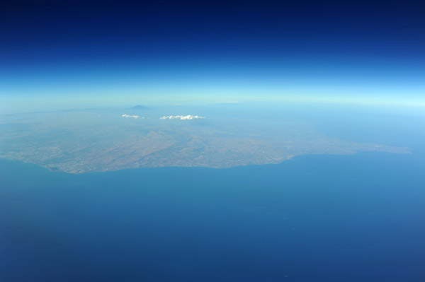 Sicily and Mount Etna from the south
