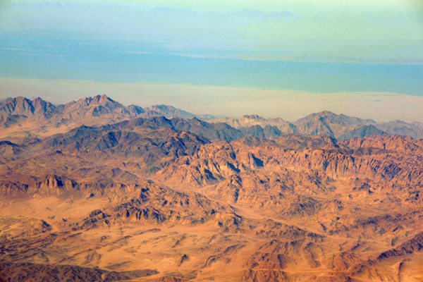 Looking west across the Gulf of Aqaba to the Sinai Peninsula of Egypt