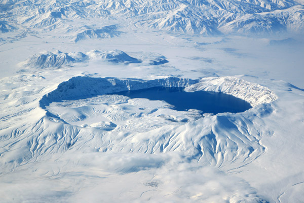 Crater lake of Mount Nemrut, Turkey