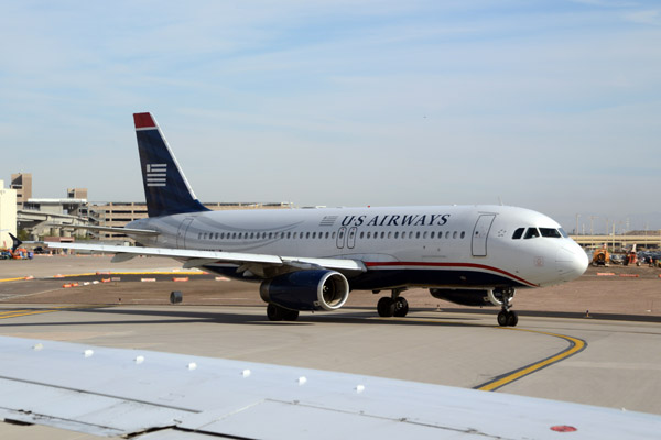 US Airways A319 at PHX