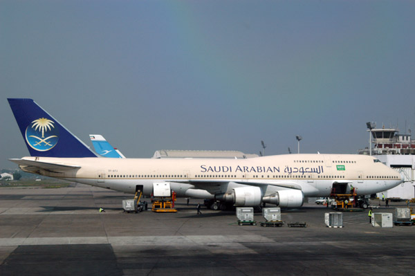 Saudi Arabian (Air Atlanta) B747 (TF-ATJ) at Dhaka