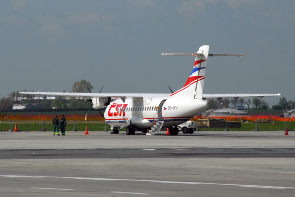 CSA Czech Airlines ATR42 (OK-JFJ) at PRG