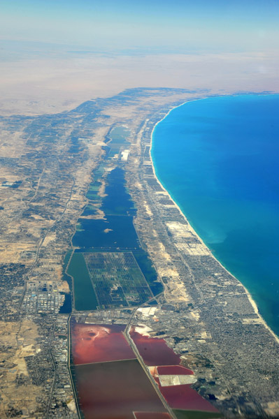 Mediterranean coast west of Alexandria, Egypt