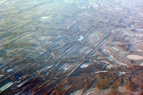 Glacial cuts near Fort Simpson, Northwest Territory