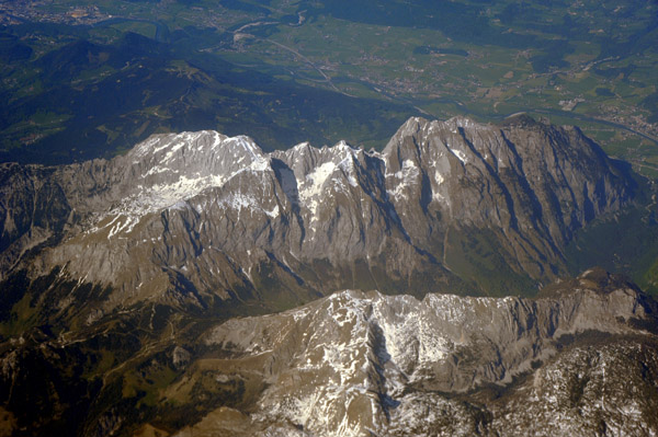 South face of Freieck and Grnwandkopf, Salzburg Alps, Austria