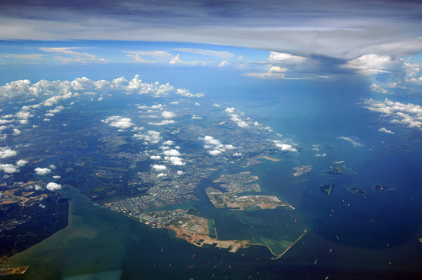 Singapore from the west