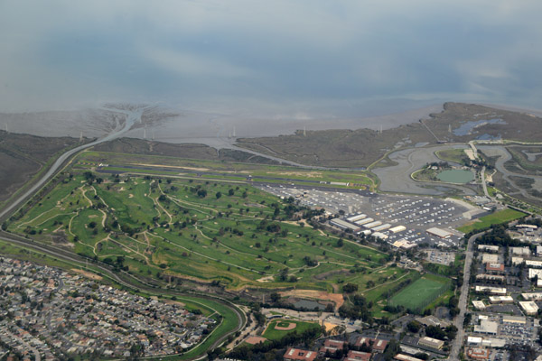 Palo Alto Airport, Golf Course and San Francisco Bay National Wildlife Refuge, CA