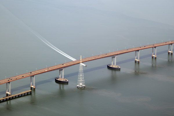 San Mateo Bridge, San Francisco Bay, CA