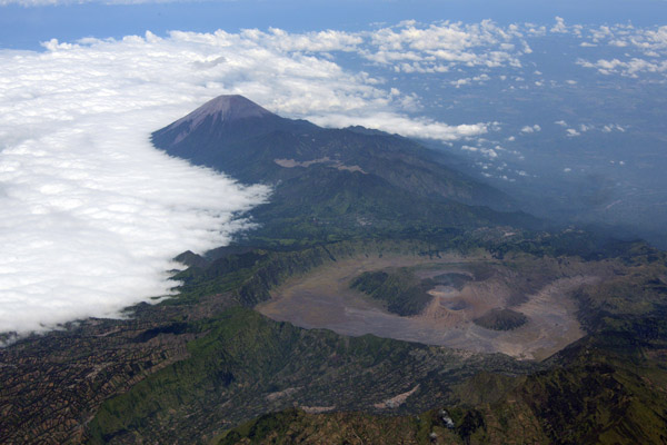 Mount Bromo with Gunung Semeru in the background, East Java, Indonesia