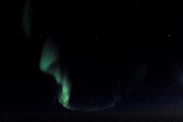 Aurora Borealis over northern Canada