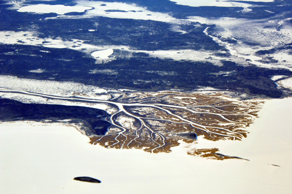 Cumberland Lake and delta, Saskatchewan