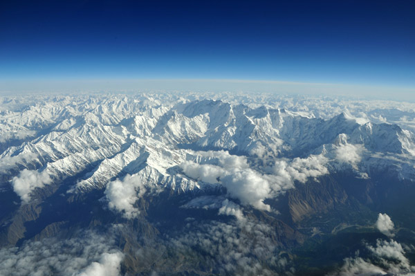 Overhead Gilgit, Pakistan