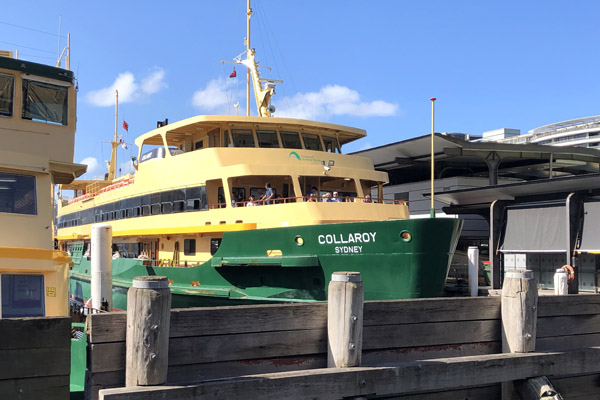 Sydney Harbor Ferry Colloroy, Circular Quay