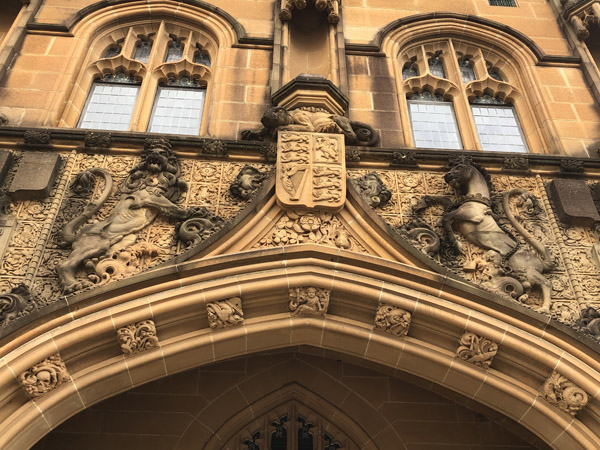 British coat-of-arms, University of Sydney