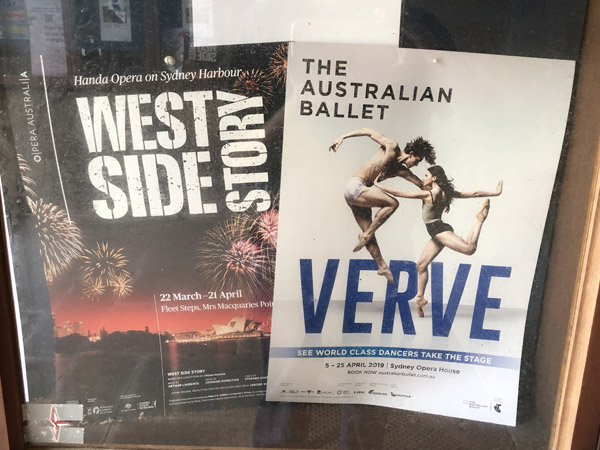West Side Story and Verve posters in Sydney