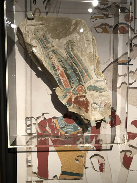 Plaster fragment, Ancient Egypt, Nicholson Museum