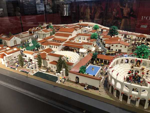 Lego model of Pompeii, Nicholson Museum