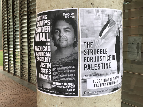 Left-wing political posters, University of Sydney
