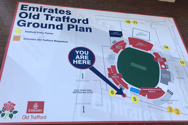 Emirates Old Trafford Ground Plan