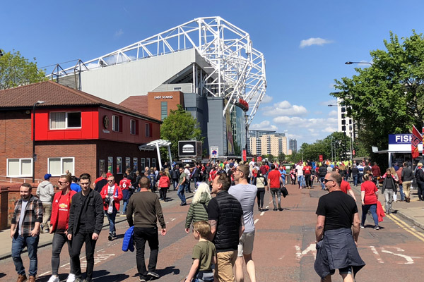 Old Trafford - home of Manchester United