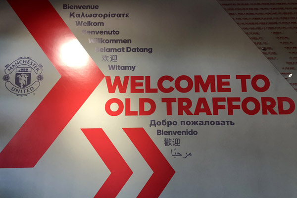 Welcome to Old Trafford
