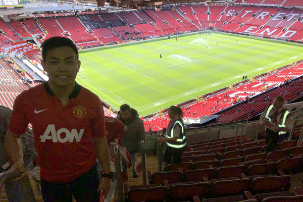 Max's 2nd trip to Old Trafford