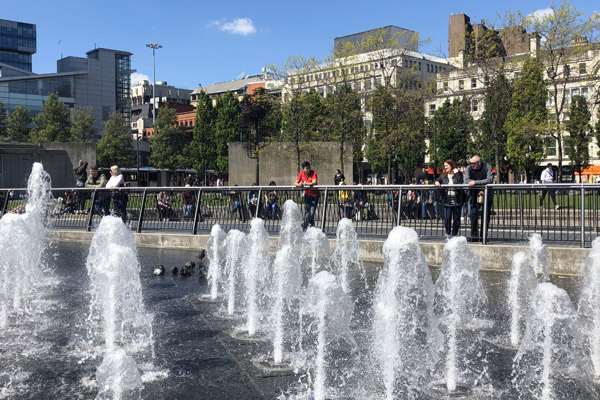 Piccadilly Gardens Fountain, Manchester