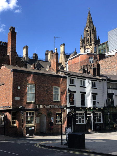 Pubs along Kennedy Street, Manchester