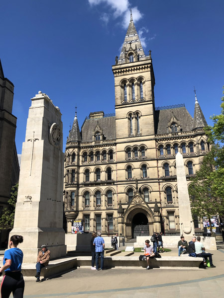 Manchester Town Hall, southeast tower, St. Peter's Square