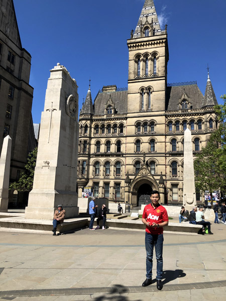 Manchester Cenotaph and Town Hall, St. Peter's Square