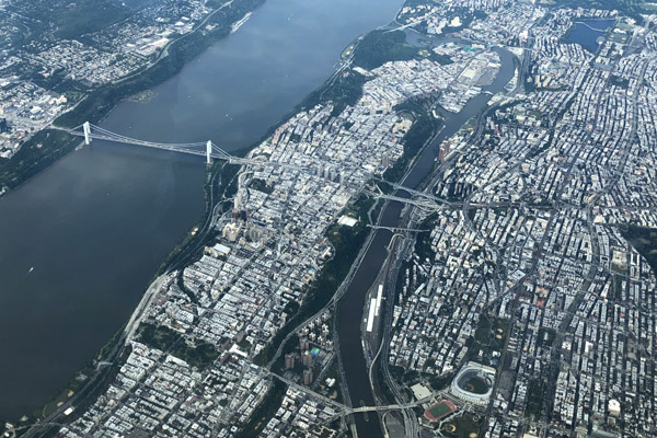 Hudson River and George Washington Bridge