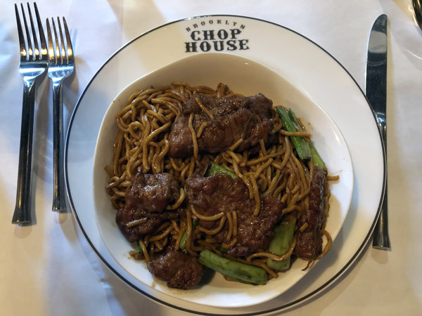 Brooklyn Chop House has an Asian menu as well