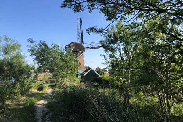 Vijfhuizer Molen, Ringvaartpad - 1874 polder draining windmill, Haarlem