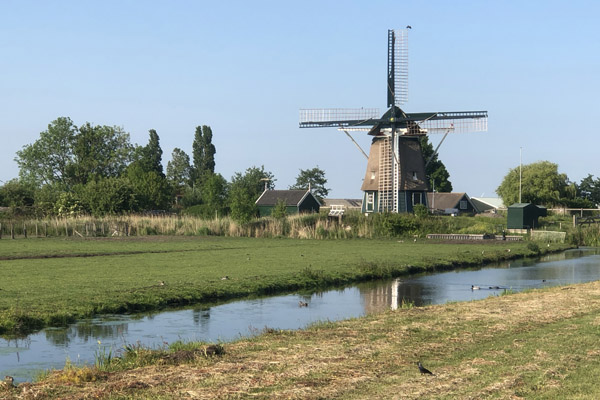 Vijfhuizer Molen, Ringvaartpad - 1874 polder draining windmill, Haarlem