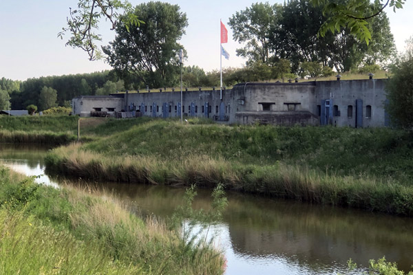 Fort Vijfhuizen, 1890, one of 42 comprising the Defense Line of Amsterdam, a UNESCO World Heritage Site