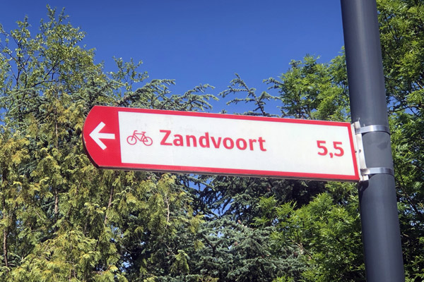 Cycleway to Zandvoort