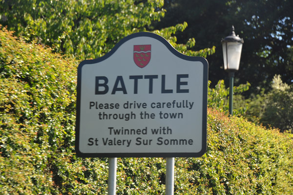 The village of Battle, named after the 1066 Battle of Hastings