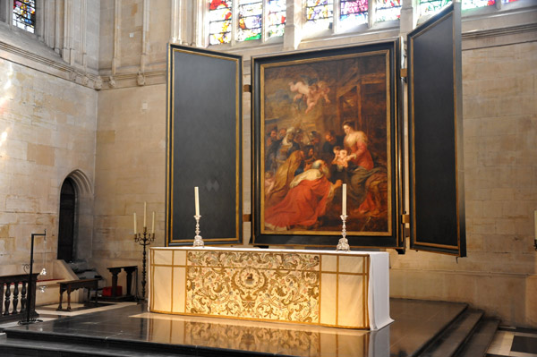 Adoration of the Maji, Peter Paul Rubens, 1633-1634, on display at King's since 1968