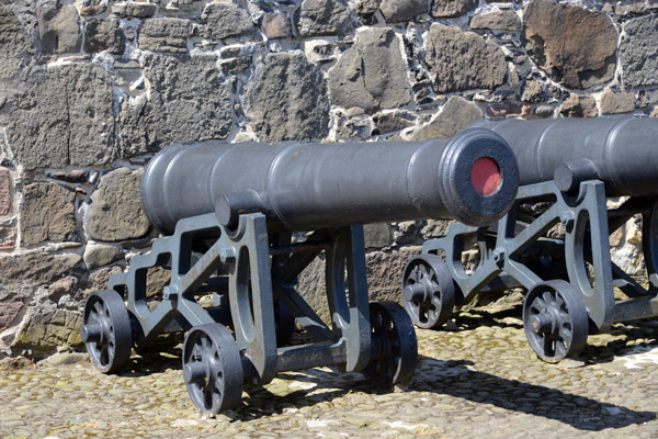 Cannon at the base of the Keep, Carrickfergus Castle