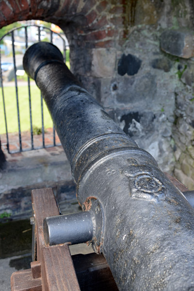 Cannon inside the Gatehouse, Carrickfergus Castle