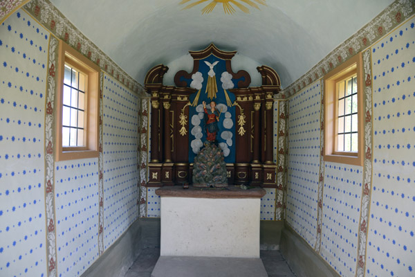 Interior, Wegekapelle aus Weyhers, Osthessen
