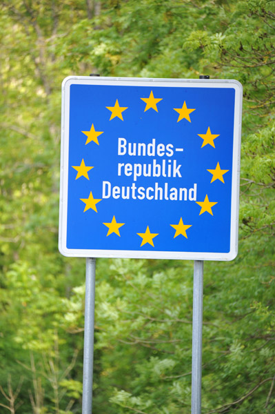 Grenzschild - Bundesrepublik Deutschland