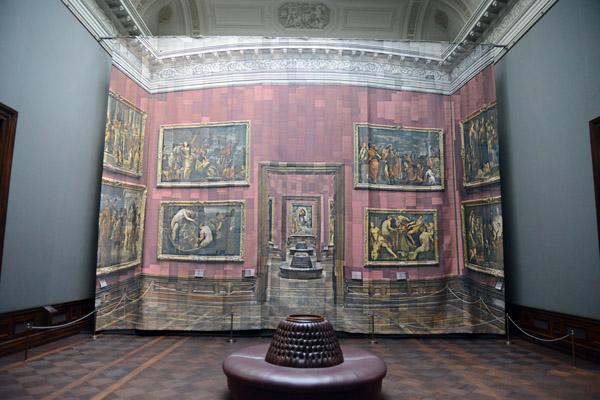 Part of the Gallery of Old Masters closed off for restoration, Dresdner Zwinger