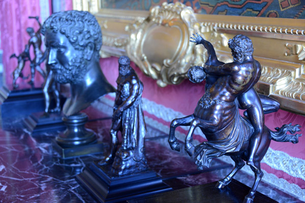 Statuettes in the Salon de Mars, Palace of Versailles
