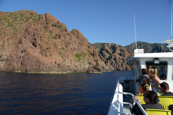 Continuing to cruise south along the Scandola Nature Reserve