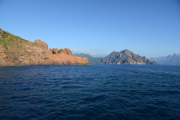 View across the bay from Punta Muchillina to Monte Senino 