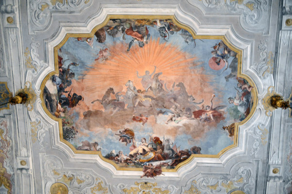 Apollo Riding his Chariot by Giovanni Battista Crosato, Grand Salon