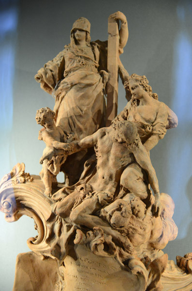 Model by sculptor Giovanni Maria Morliter